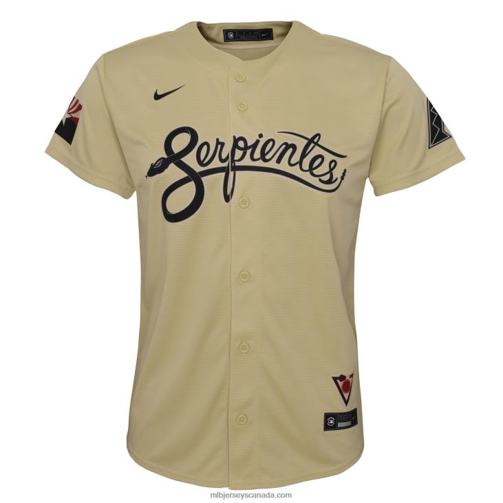 Youth Arizona Diamondbacks Madison Bumgarner Nike Gold City Connect Replica Player Jersey MLB Jerseys 6P0T1343