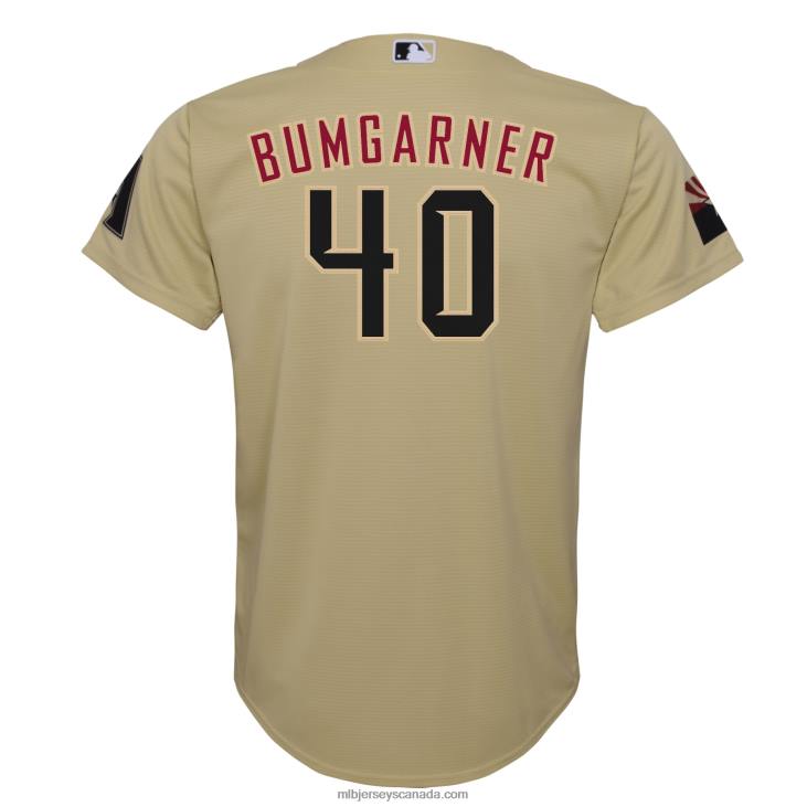 Youth Arizona Diamondbacks Madison Bumgarner Nike Gold City Connect Replica Player Jersey MLB Jerseys 6P0T1343