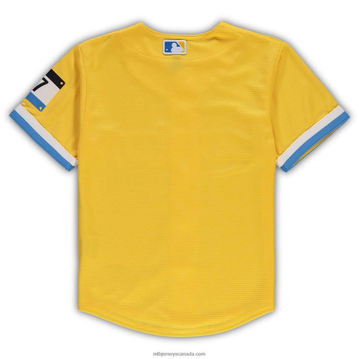 Preschool Boston Red Sox Nike Gold City Connect Replica Team Jersey MLB Jerseys 6P0T1405