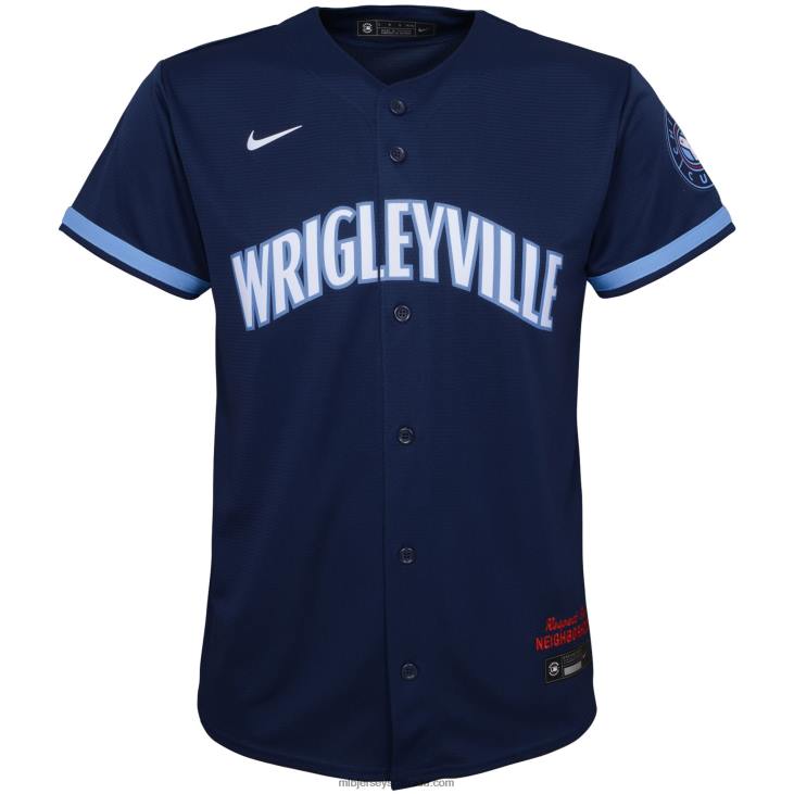 Preschool Chicago Cubs Seiya Suzuki Nike Navy City Connect Script Replica Player Jersey MLB Jerseys 6P0T1252