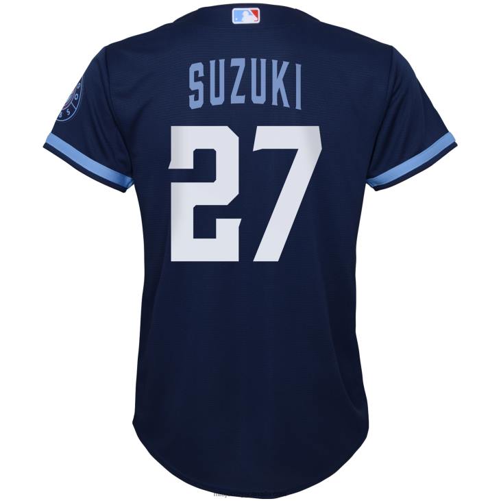 Preschool Chicago Cubs Seiya Suzuki Nike Navy City Connect Script Replica Player Jersey MLB Jerseys 6P0T1252