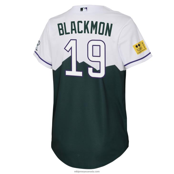 Youth Colorado Rockies Charlie Blackmon Nike Green 2022 City Connect Replica Player Jersey MLB Jerseys 6P0T1323