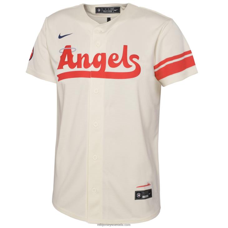 Toddler Los Angeles Angels Nike Cream 2022 City Connect Replica Jersey MLB Jerseys 6P0T1546