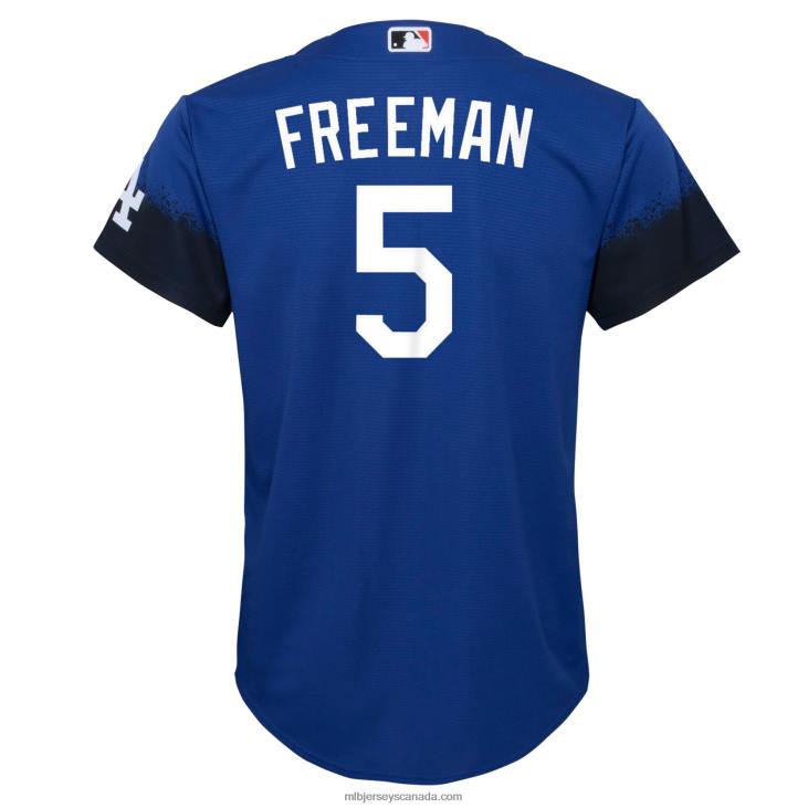 Youth Los Angeles Dodgers Freddie Freeman Nike Royal City Connect Replica Player Jersey MLB Jerseys 6P0T1175