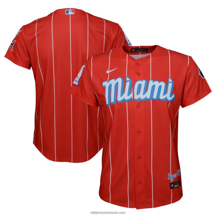 Youth Miami Marlins Nike Red City Connect Replica Jersey MLB Jerseys 6P0T1094 Youth Miami Marlins Nike Red City Connect Replica Jersey MLB Jerseys 6P0T1094