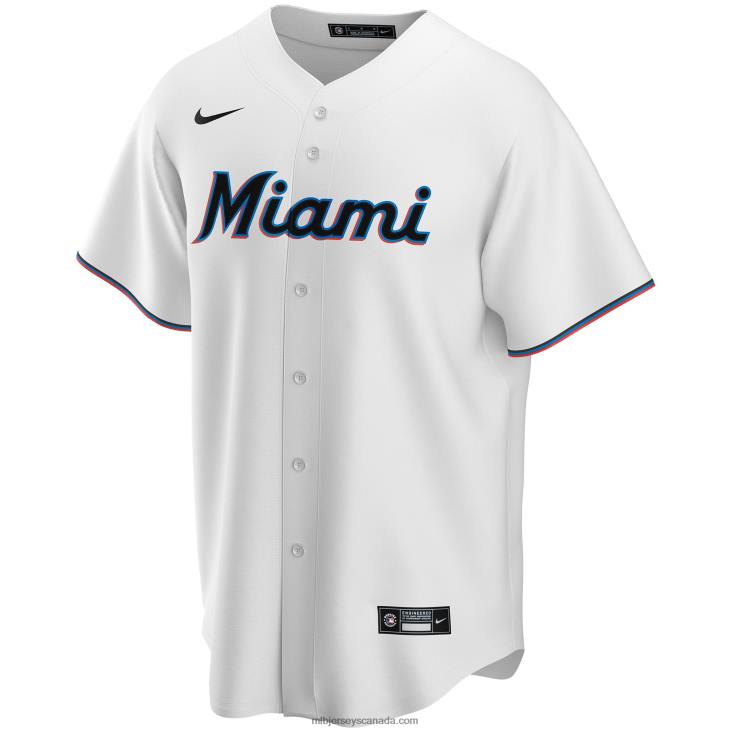 Youth Miami Marlins Nike White Home Replica Custom Jersey MLB Jerseys 6P0T887