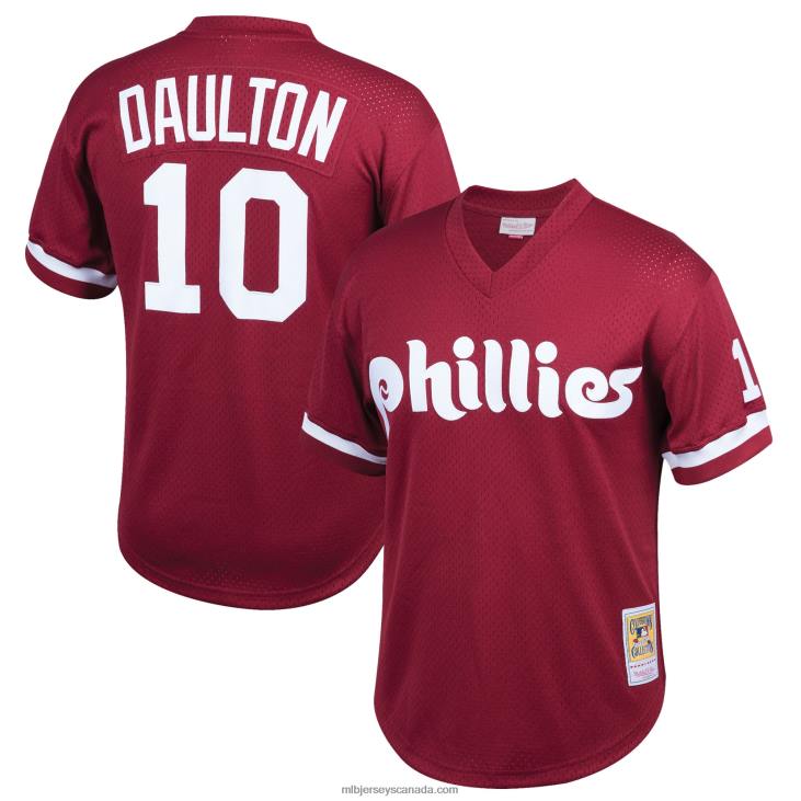 Youth Philadelphia Phillies Darren Daulton Mitchell & Ness Burgundy Cooperstown Collection Mesh Batting Practice Jersey MLB Jerseys 6P0T914 Youth Philadelphia Phillies Darren Daulton Mitchell & Ness Burgundy Cooperstown Collection Mesh Batting Practice Jersey MLB Jerseys 6P0T914