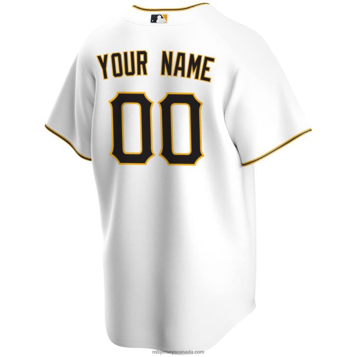 Youth Pittsburgh Pirates Nike White Replica Custom Jersey MLB Jerseys 6P0T1186