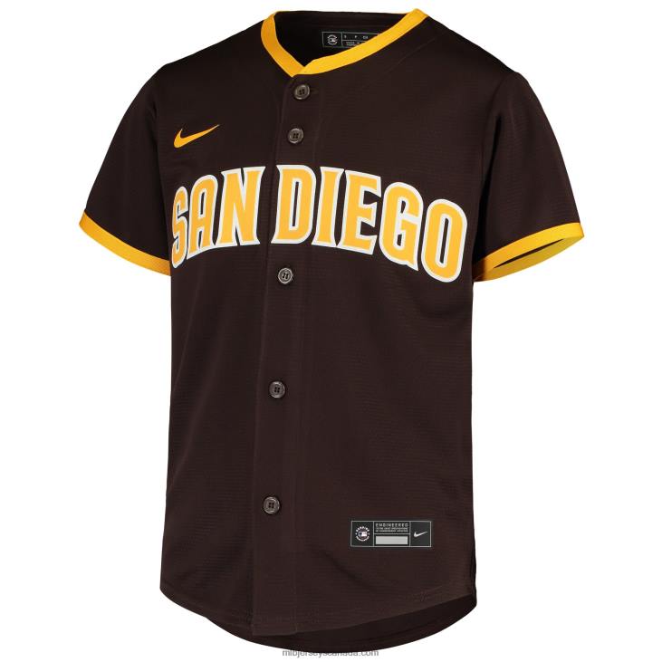 Youth San Diego Padres Nike Brown Road Replica Team Jersey MLB Jerseys 6P0T495