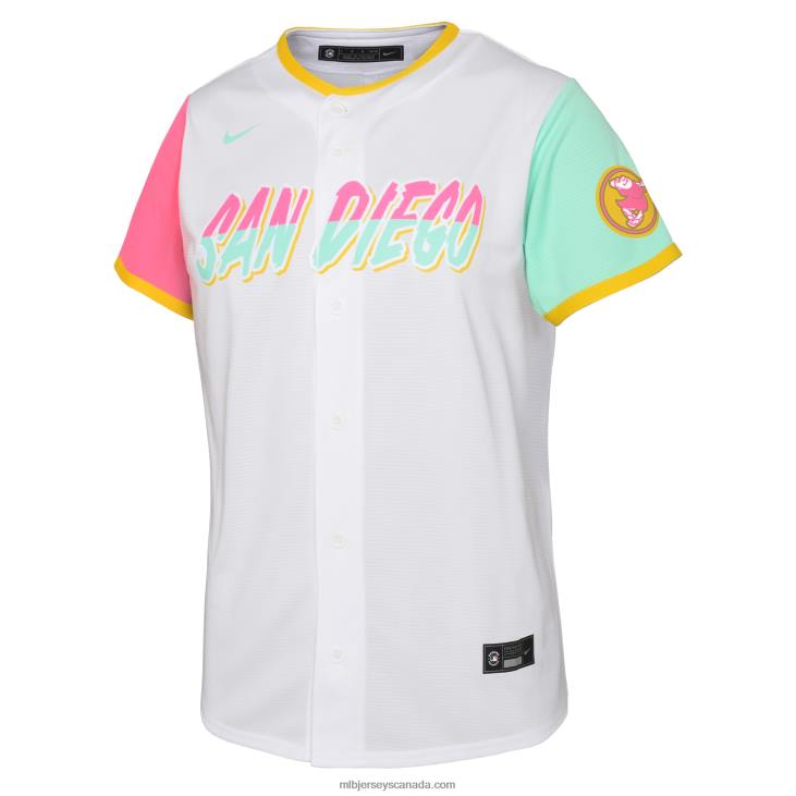 Youth San Diego Padres Nike White 2022 City Connect Replica Team Jersey MLB Jerseys 6P0T1492