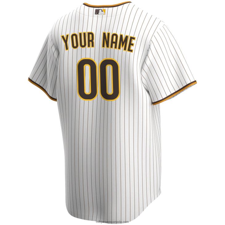 Youth San Diego Padres Nike White Replica Custom Jersey MLB Jerseys 6P0T482