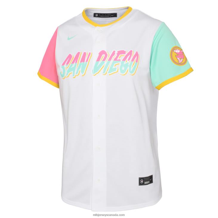 Youth San Diego Padres Yu Darvish Nike White 2022 City Connect Replica Player Jersey MLB Jerseys 6P0T681