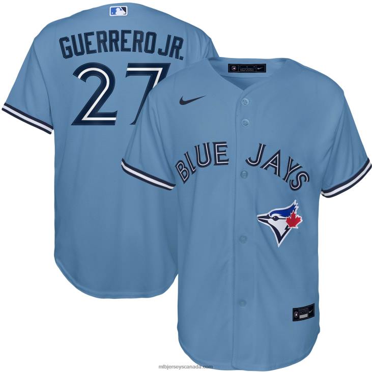 Youth Toronto Blue Jays Vladimir Guerrero Jr. Nike Powder Blue Alternate Replica Player Jersey MLB Jerseys 6P0T573 Youth Toronto Blue Jays Vladimir Guerrero Jr. Nike Powder Blue Alternate Replica Player Jersey MLB Jerseys 6P0T573