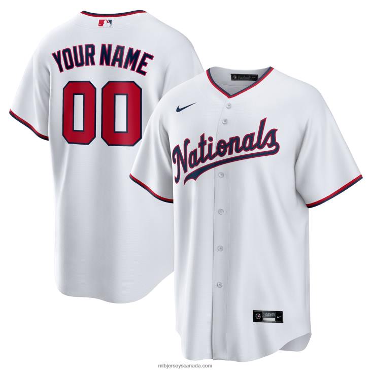 Youth Washington Nationals Nike White Replica Custom Jersey MLB Jerseys 6P0T962