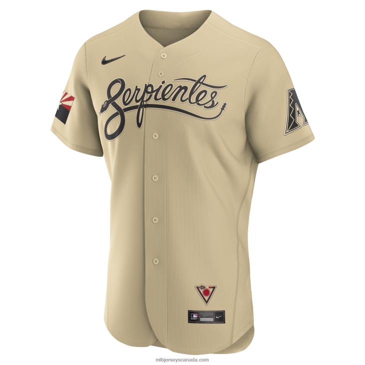 Men Arizona Diamondbacks Nike Gold City Connect Authentic Jersey MLB Jerseys 6P0T1199
