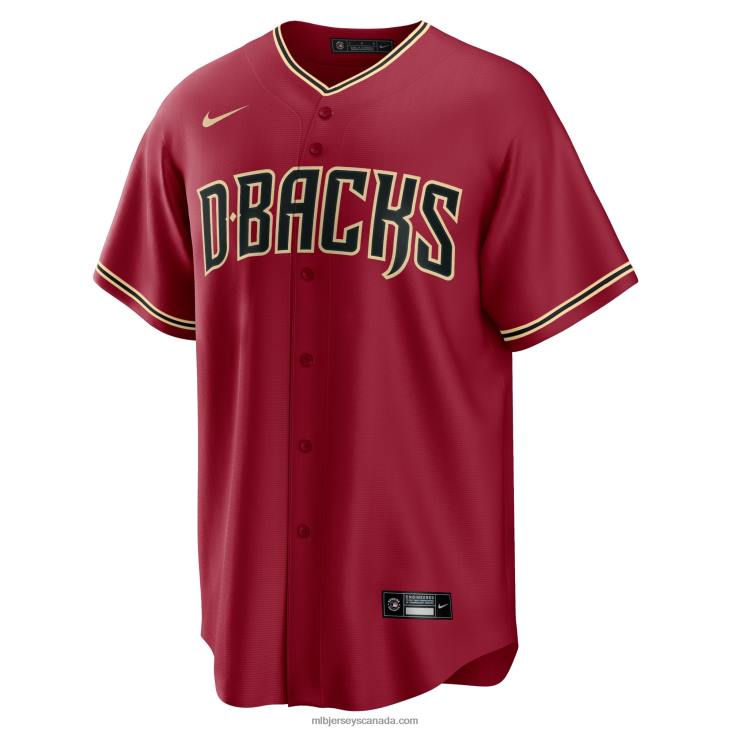 Men Arizona Diamondbacks Nike Red Alternate Replica Team Jersey MLB Jerseys 6P0T597