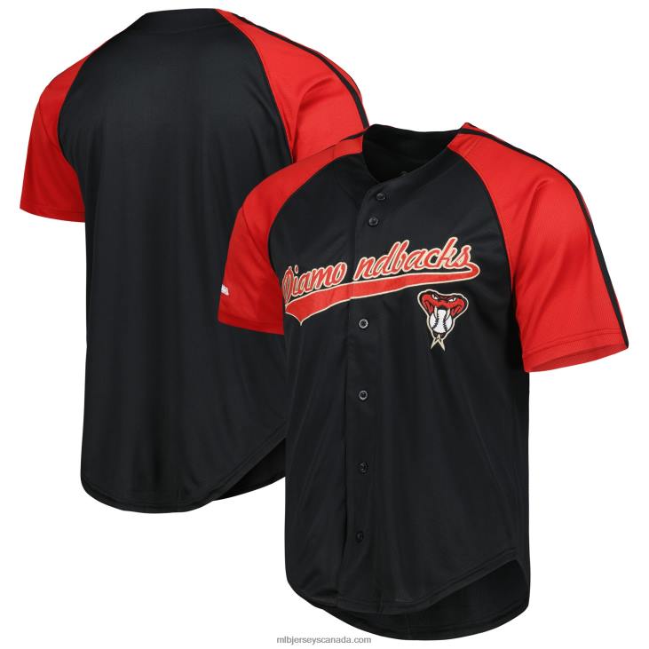 Men Arizona Diamondbacks Stitches Red Team Button-Down Raglan Replica Jersey MLB Jerseys 6P0T936 Men Arizona Diamondbacks Stitches Red Team Button-Down Raglan Replica Jersey MLB Jerseys 6P0T936