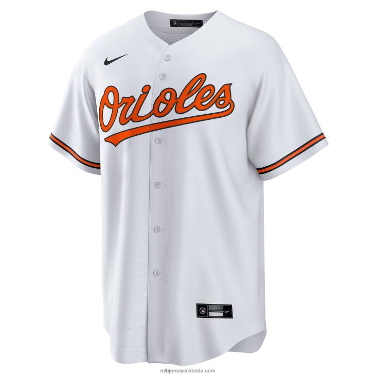 Men Baltimore Orioles Cionel Perez Nike White Home Replica Player Jersey MLB Jerseys 6P0T1623
