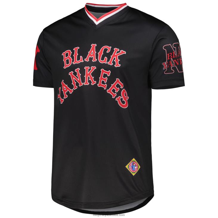 Men Black Yankees Stitches Black Sublimated V-Neck Jersey MLB Jerseys 6P0T902
