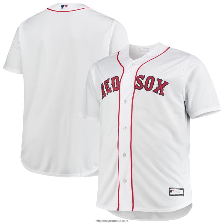 Men Boston Red Sox White Big & Tall Home Replica Team Jersey MLB Jerseys 6P0T1142 Men Boston Red Sox White Big & Tall Home Replica Team Jersey MLB Jerseys 6P0T1142