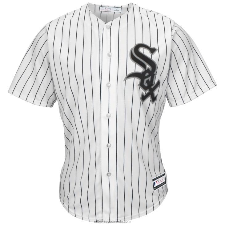 Men Chicago White Sox White Big & Tall Replica Team Jersey MLB Jerseys 6P0T1216