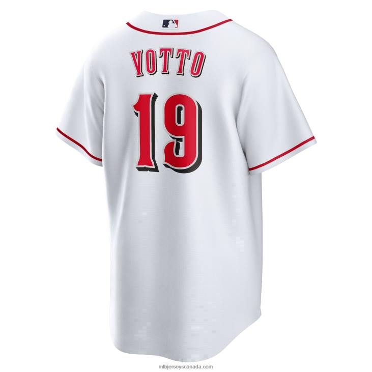 Men Cincinnati Reds Joey Votto Nike White Home Replica Player Name Jersey MLB Jerseys 6P0T236