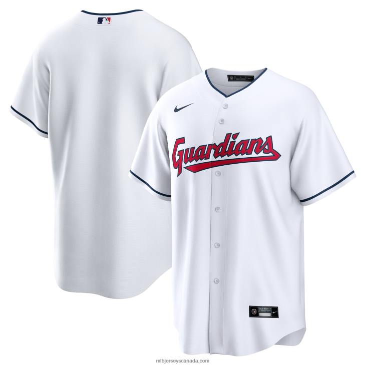 Men Cleveland Guardians Nike White Replica Team Jersey MLB Jerseys 6P0T1101