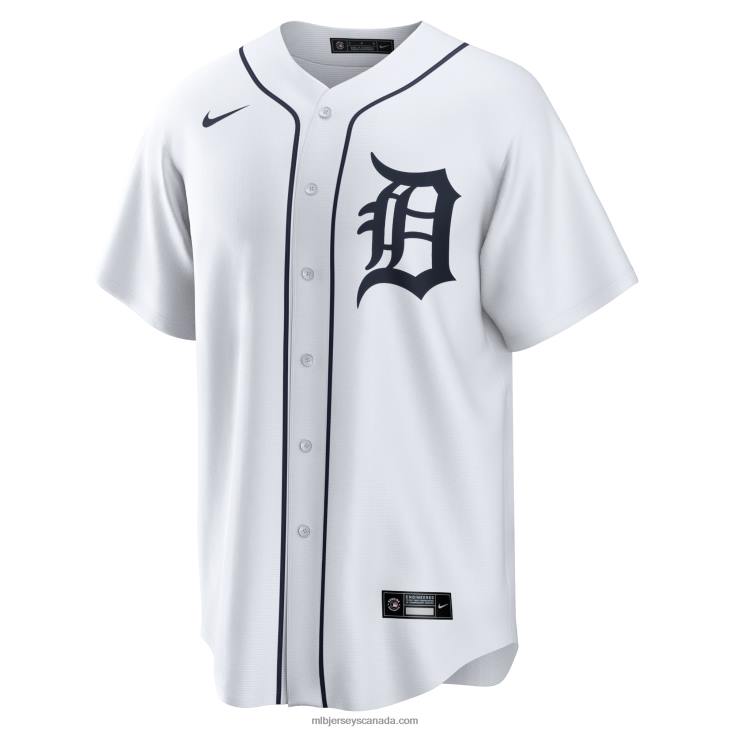 Men Detroit Tigers Nike White Home Replica Team Jersey MLB Jerseys 6P0T906