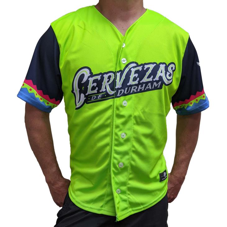 Men Durham Bulls Green/Blue Copa Replica Jersey MLB Jerseys 6P0T1451