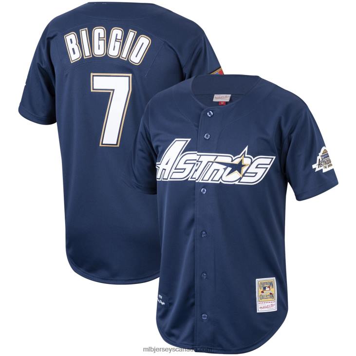 Men Houston Astros Craig Biggio Mitchell & Ness Navy Cooperstown Collection 1994 Authentic Jersey MLB Jerseys 6P0T830 Men Houston Astros Craig Biggio Mitchell & Ness Navy Cooperstown Collection 1994 Authentic Jersey MLB Jerseys 6P0T830