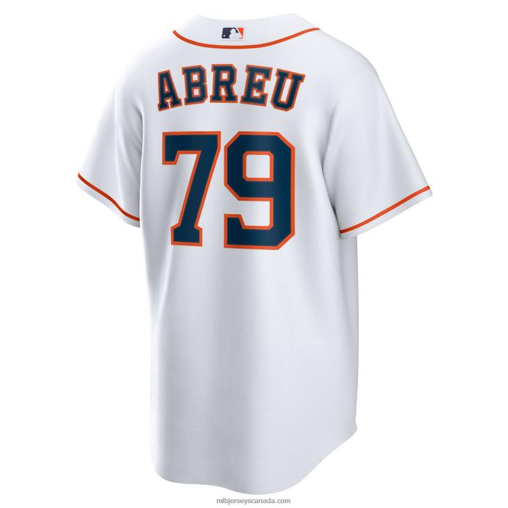 Men Houston Astros Jose Abreu Nike White Home Replica Player Jersey MLB Jerseys 6P0T1037