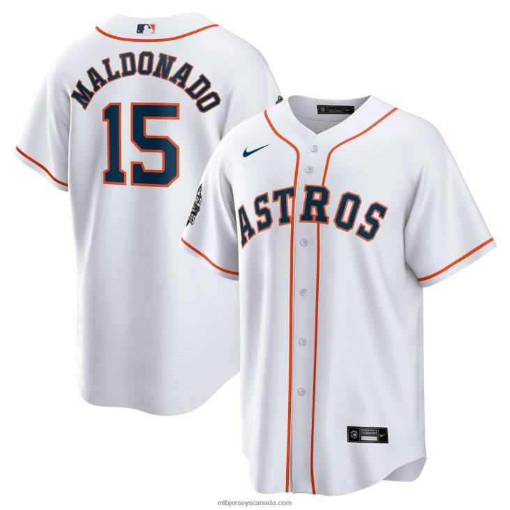 Men Houston Astros Martin Maldonado Nike White Home 2022 World Series Replica Player Jersey MLB Jerseys 6P0T1591 Men Houston Astros Martin Maldonado Nike White Home 2022 World Series Replica Player Jersey MLB Jerseys 6P0T1591