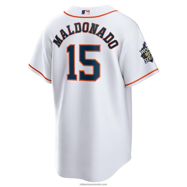 Men Houston Astros Martin Maldonado Nike White Home 2022 World Series Replica Player Jersey MLB Jerseys 6P0T1591