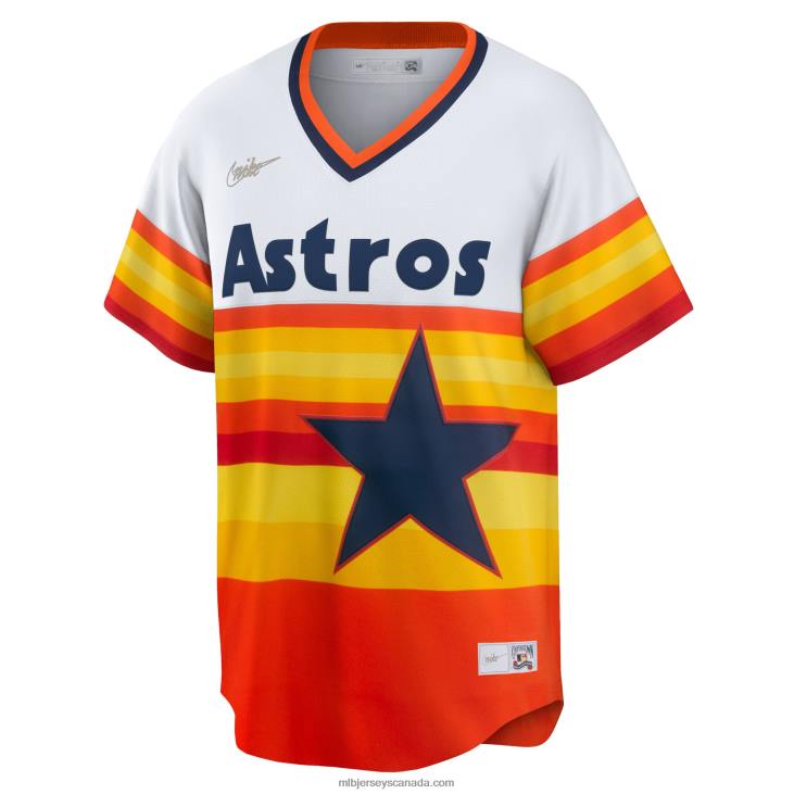 Men Houston Astros Nike White Home Cooperstown Collection Team Jersey MLB Jerseys 6P0T943
