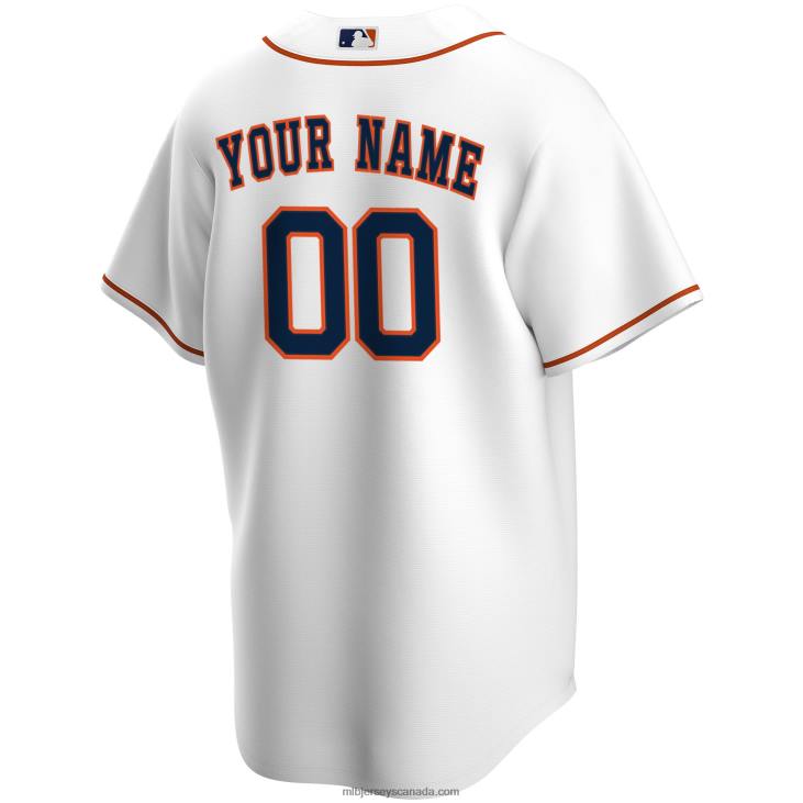 Men Houston Astros Nike White Home Replica Custom Jersey MLB Jerseys 6P0T115