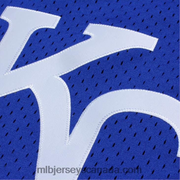 Men Kansas City Royals Bo Jackson Mitchell & Ness Royal 1989 Authentic Cooperstown Collection Batting Mesh Practice Jersey MLB Jerseys 6P0T398