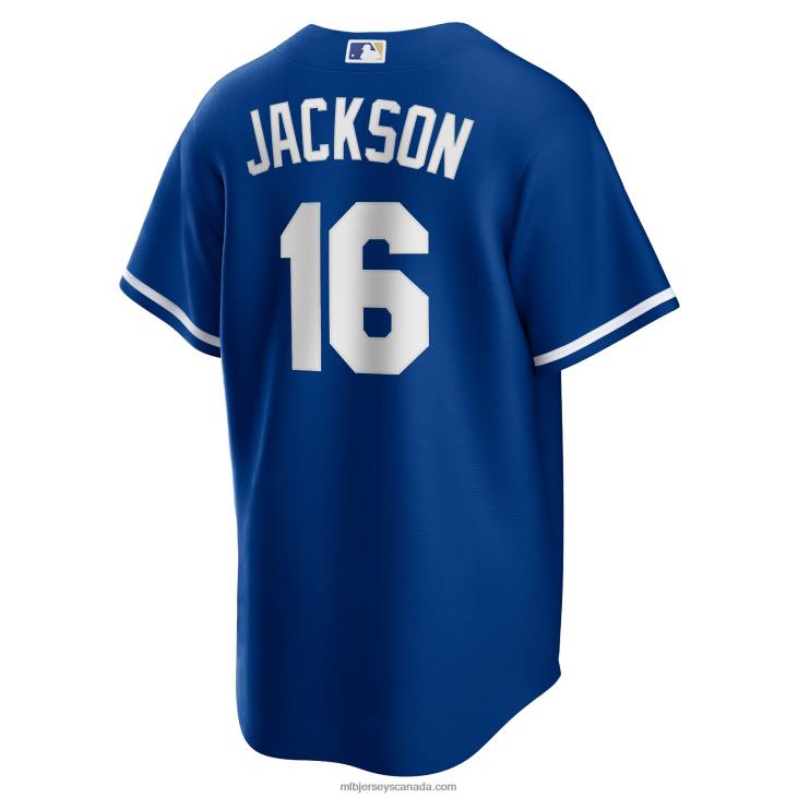 Men Kansas City Royals Bo Jackson Nike Royal Alternate Cooperstown Collection Replica Player Jersey MLB Jerseys 6P0T613