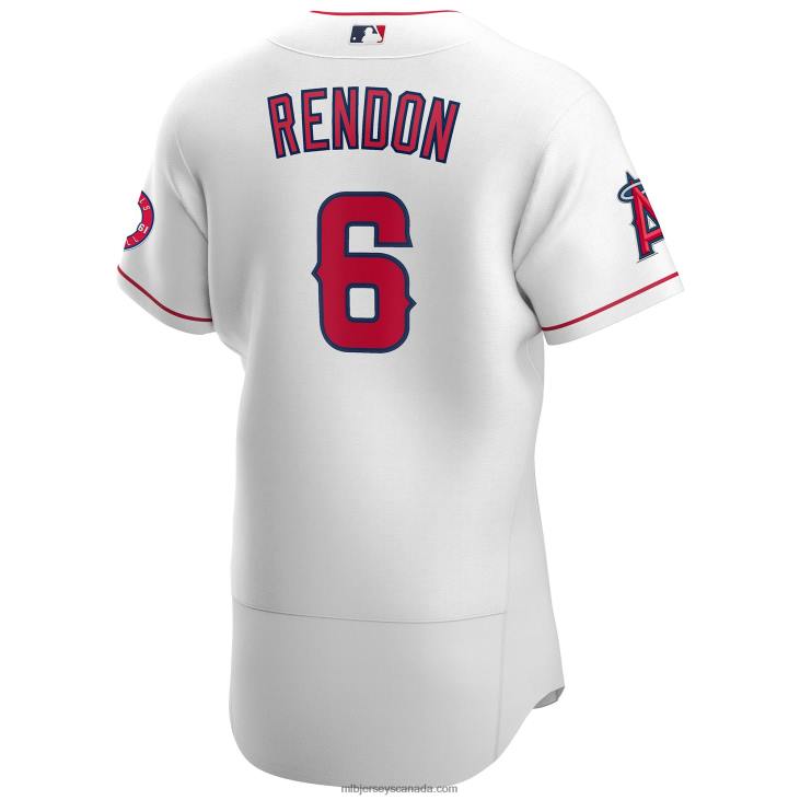Men Los Angeles Angels Anthony Rendon Nike White Authentic Player Jersey MLB Jerseys 6P0T1485