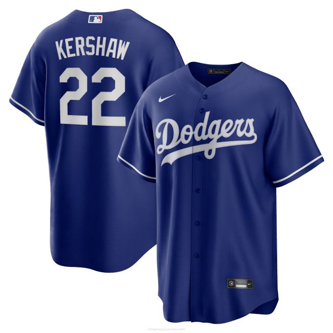 MLB Jerseys Men Los Angeles Dodgers Clayton Kershaw Nike Royal Alternate Replica Player Name Jersey 6P0T46 MLB Jerseys Men Los Angeles Dodgers Clayton Kershaw Nike Royal Alternate Replica Player Name Jersey 6P0T46