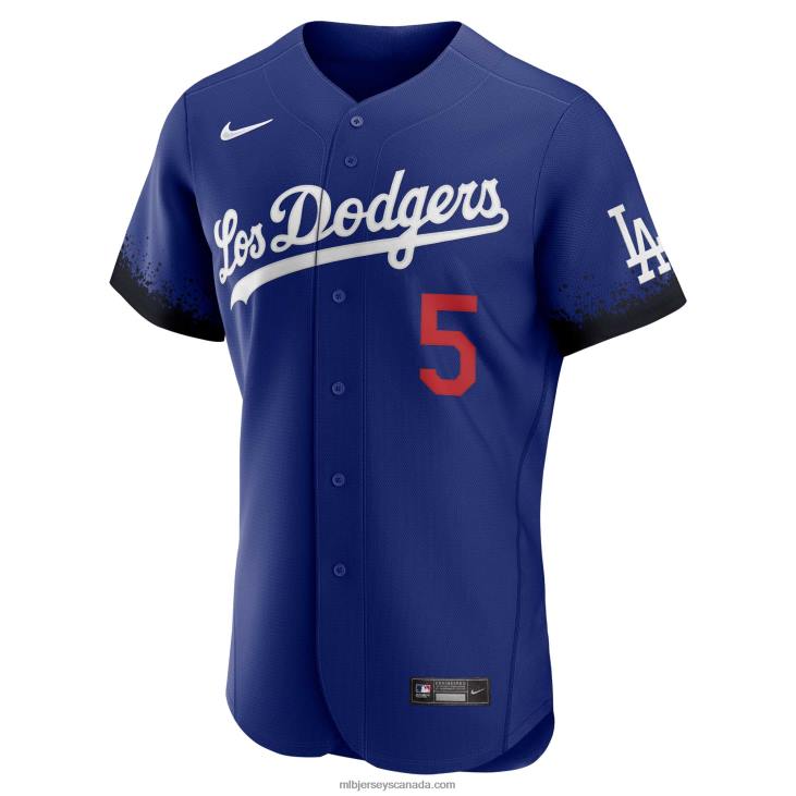 Men Los Angeles Dodgers Freddie Freeman Nike City Connect Authentic Player Jersey MLB Jerseys 6P0T733