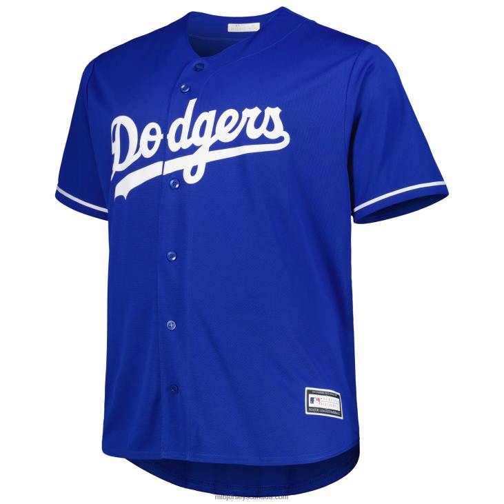 Men Los Angeles Dodgers Freddie Freeman Royal Big & Tall Replica Player Jersey MLB Jerseys 6P0T540