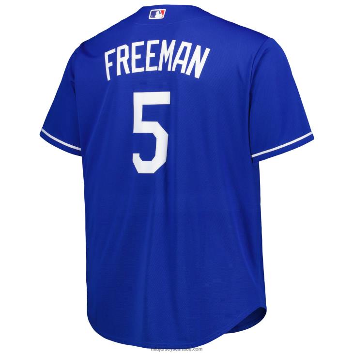 Men Los Angeles Dodgers Freddie Freeman Royal Big & Tall Replica Player Jersey MLB Jerseys 6P0T540