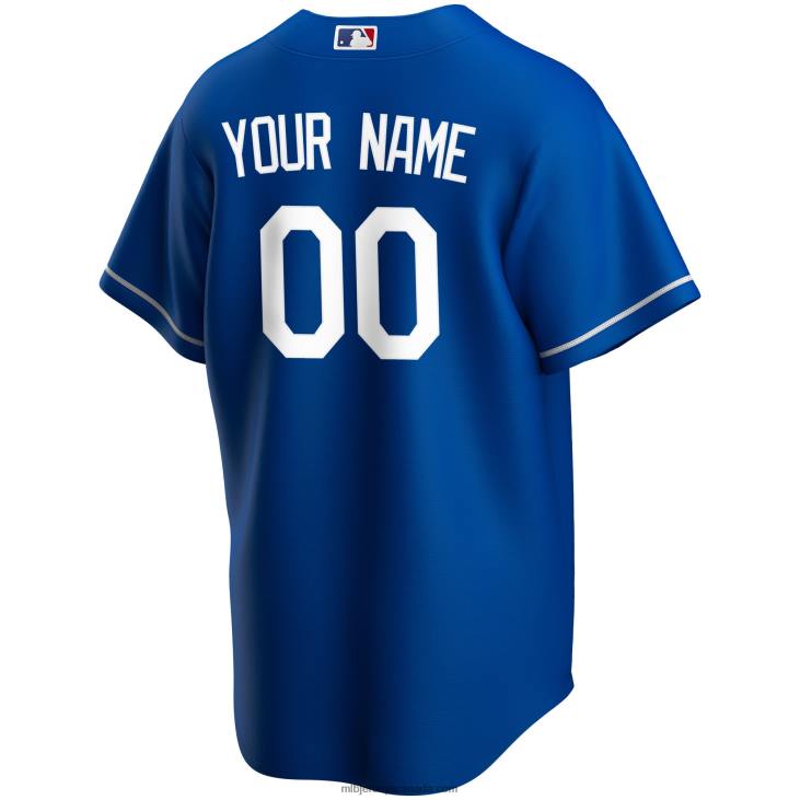 Men Los Angeles Dodgers Nike Royal Alternate Replica Custom Jersey MLB Jerseys 6P0T121