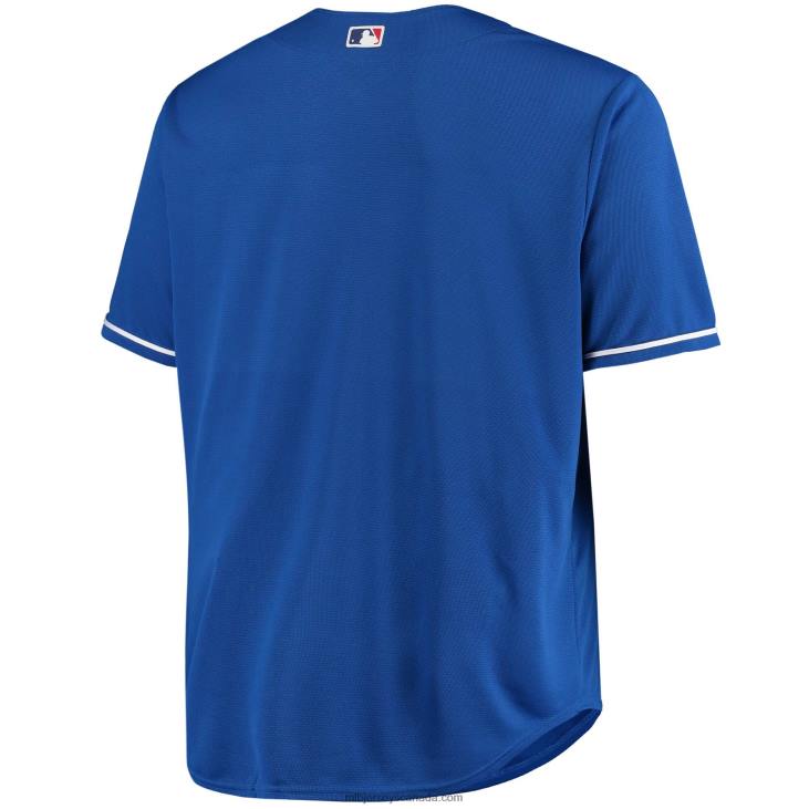 Men Los Angeles Dodgers Royal Big & Tall Replica Alternate Team Jersey MLB Jerseys 6P0T504