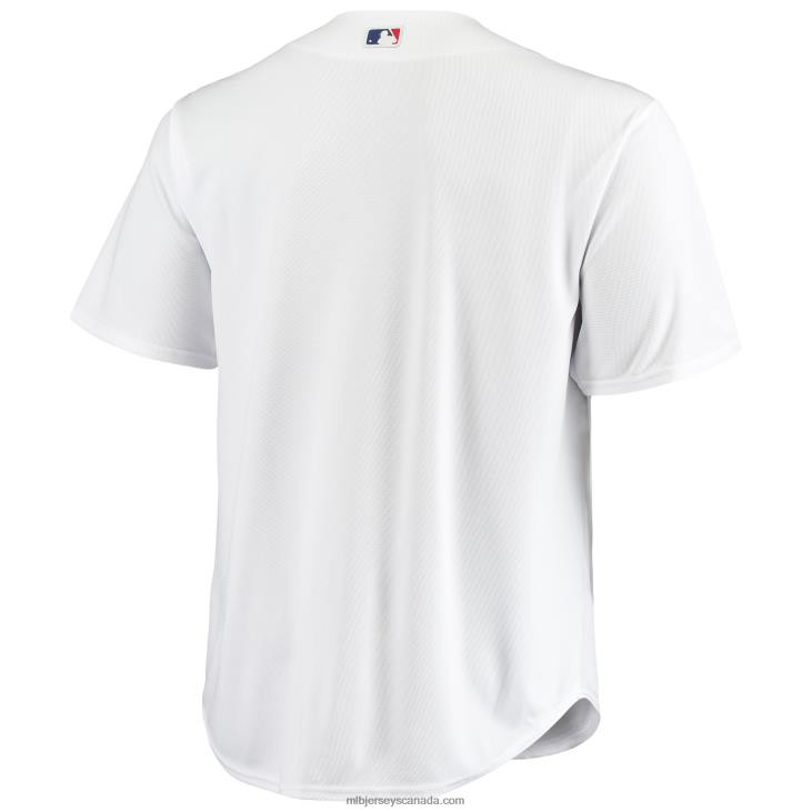 Men Los Angeles Dodgers White Big & Tall Replica Team Jersey MLB Jerseys 6P0T918