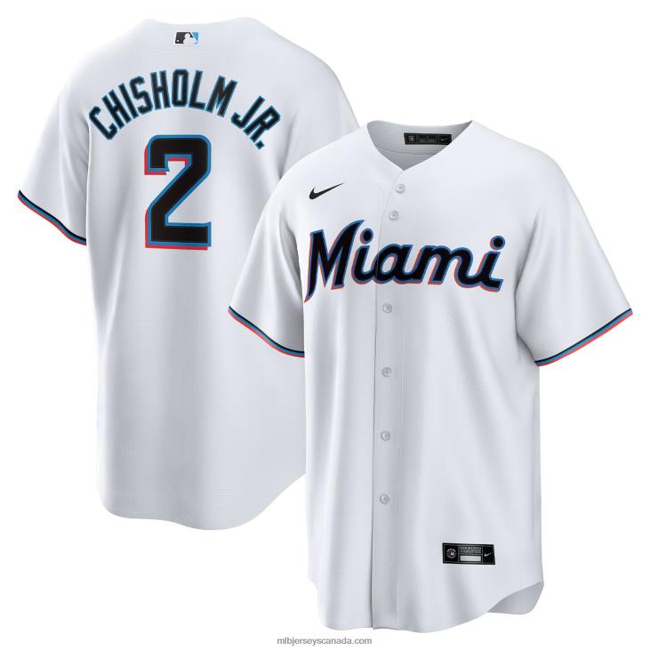 Men Miami Marlins Jazz Chisholm Jr. Nike White Home Replica Player Jersey MLB Jerseys 6P0T382 Men Miami Marlins Jazz Chisholm Jr. Nike White Home Replica Player Jersey MLB Jerseys 6P0T382