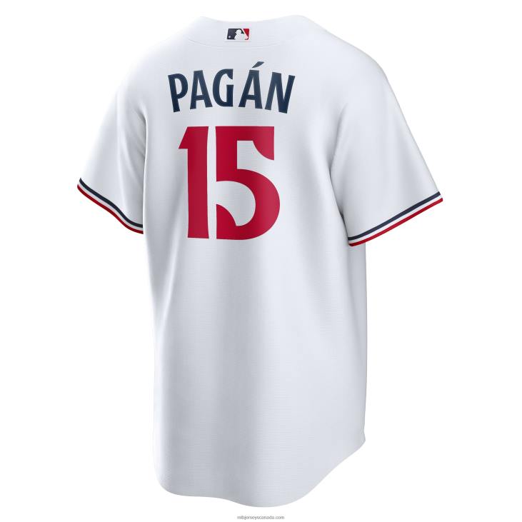 Men Minnesota Twins Emilio Pagan Nike White Home Replica Player Jersey MLB Jerseys 6P0T1604