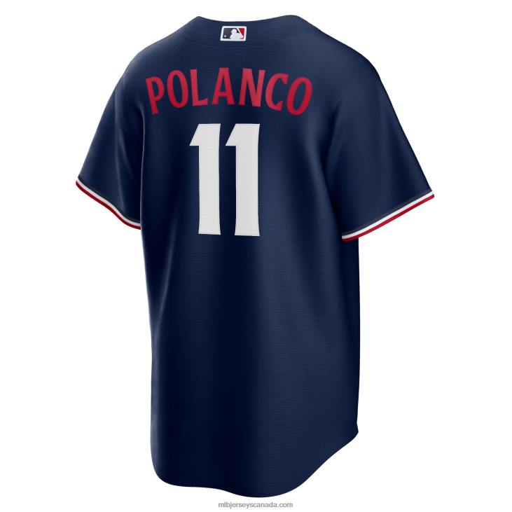 Men Minnesota Twins Jorge Polanco Nike Navy Alternate Replica Player Jersey MLB Jerseys 6P0T622