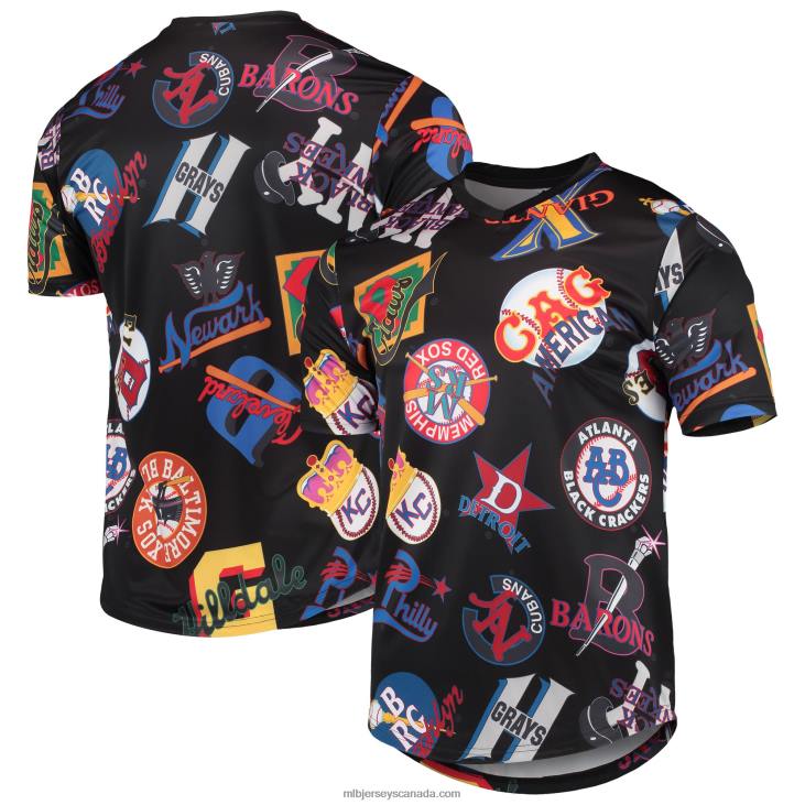 Men Negro League Baseball Stitches Black Team Logo Jersey MLB Jerseys 6P0T1334 Men Negro League Baseball Stitches Black Team Logo Jersey MLB Jerseys 6P0T1334