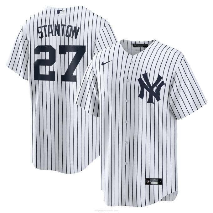 MLB Jerseys Men New York Yankees Giancarlo Stanton Nike White Home Replica Player Name Jersey 6P0T78 MLB Jerseys Men New York Yankees Giancarlo Stanton Nike White Home Replica Player Name Jersey 6P0T78